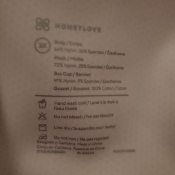 Honeylove Tank Bodysuit Size 3x - Picture 10 of 10